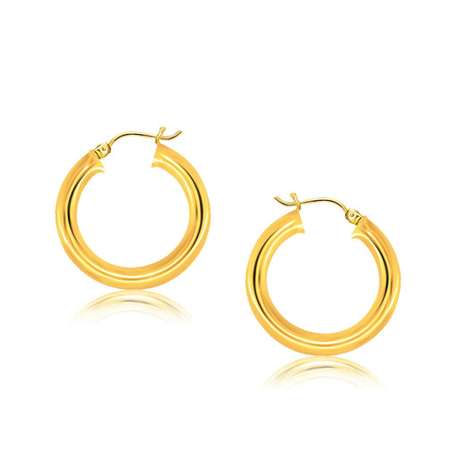 Bids.com 14k Yellow Gold Polished Hoop Earrings (30 mm) Earrings