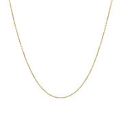 Bids.com 14k Yellow Gold Cable Link Chain 0.5mm Necklaces