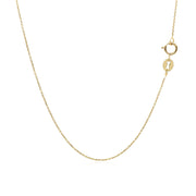 Bids.com 14k Yellow Gold Cable Link Chain 0.5mm Necklaces