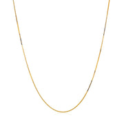 Bids.com 14k Yellow Gold Classic Box Chain 0.45mm Necklaces