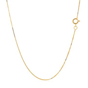 Bids.com 14k Yellow Gold Classic Box Chain 0.45mm Necklaces