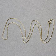 Bids.com 14k Yellow Gold Classic Box Chain 0.45mm Necklaces