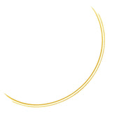 Bids.com 3.0 mm 14k Two Tone Gold Reversible Omega Necklace Necklaces