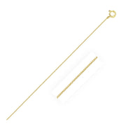Bids.com 10k Yellow Gold Classic Box Chain 0.45mm Necklaces
