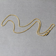 Bids.com 14k Yellow Gold Forsantina Lite Cable Link Chain 1.5mm Necklaces
