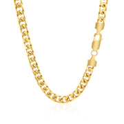 Bids.com 5.8mm 14k Yellow Gold Solid Miami Cuban Chain Necklaces