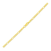 Bids.com 2.8mm 14k Yellow Gold Solid Figaro Bracelet Bracelets