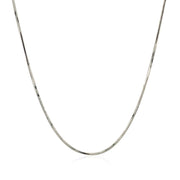 Bids.com 14k White Gold Adjustable Snake Chain 0.85mm Necklaces