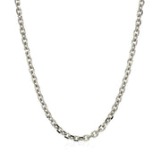 Bids.com 14k White Gold Diamond Cut Cable Link Chain (2.90 mm) Necklaces