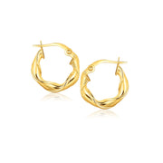 Bids.com 14k Yellow Gold Hoop Earrings (5/8 inch) Earrings
