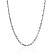 Bids.com Sterling Silver 3.6mm Diamond Cut Rope Style Chain Necklaces
