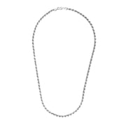 Bids.com Sterling Silver 3.6mm Diamond Cut Rope Style Chain Necklaces