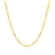 Bids.com 2.8mm 14k Yellow Gold Solid Figaro Chain Necklaces