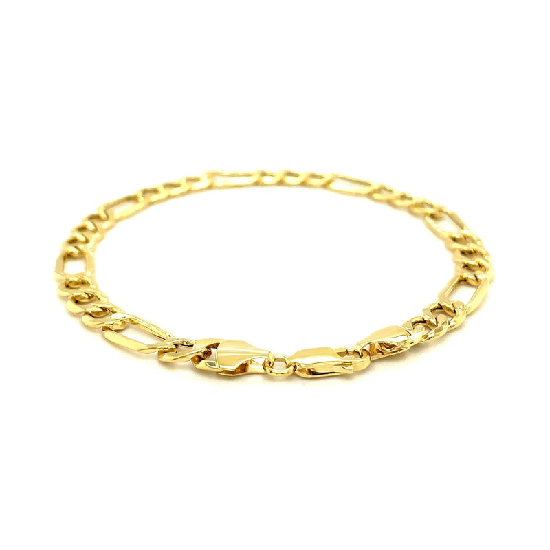 Bids.com 6.5mm 14k Yellow Gold Lite Figaro Bracelet Bracelets