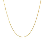 Bids.com 10k Yellow Gold Cable Chain 1.1mm Necklaces