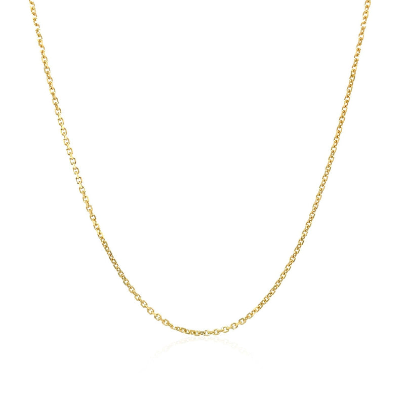 Bids.com 10k Yellow Gold Cable Chain 1.1mm Necklaces