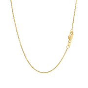 Bids.com 10k Yellow Gold Cable Chain 1.1mm Necklaces