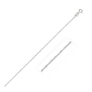 Bids.com 14k White Gold Singapore Chain 0.8mm Necklaces