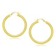 Bids.com 14k Yellow Gold Polished Hoop Earrings (40 mm) Earrings