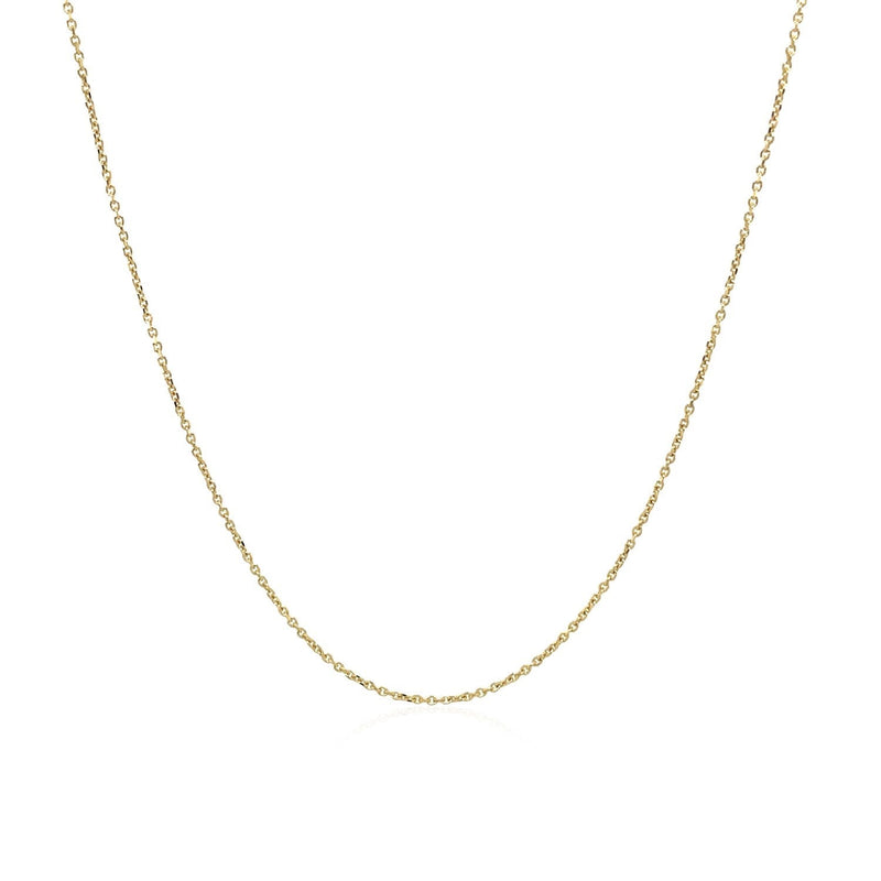 Bids.com 10k Yellow Gold Cable Link Chain (0.50 mm) Necklaces