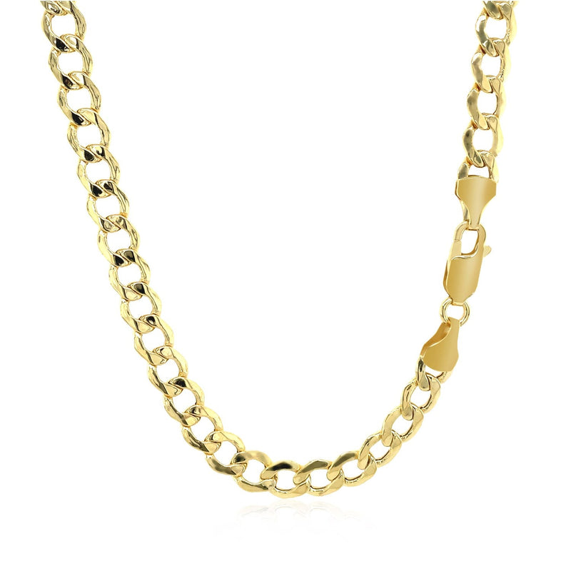 Bids.com 5.3mm 14k Yellow Gold Curb Chain Necklaces