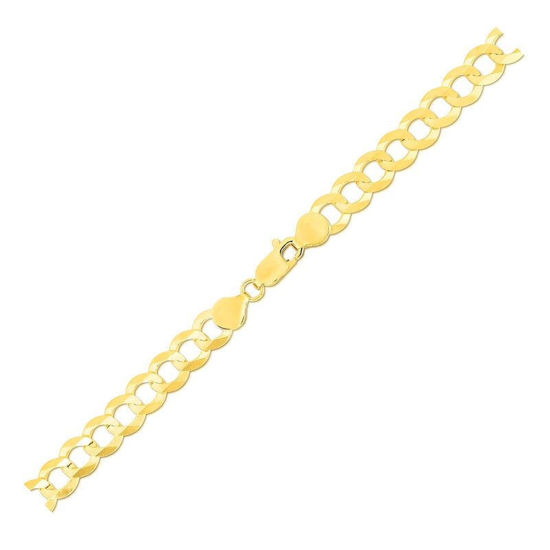 Bids.com 7.0mm 14k Yellow Gold Solid Curb Bracelet Bracelets