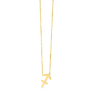 Bids.com 14K Yellow Gold Sagittarius Necklace Necklaces