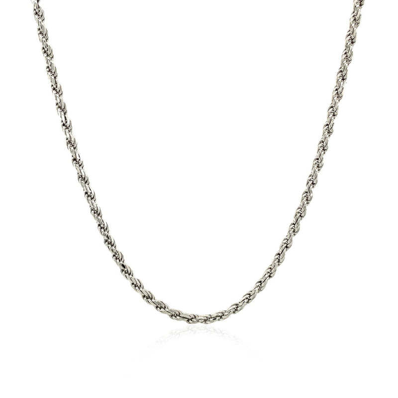 Bids.com Sterling Silver 1.8mm Diamond Cut Rope Style Chain Necklaces