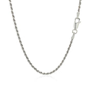 Bids.com Sterling Silver 1.8mm Diamond Cut Rope Style Chain Necklaces