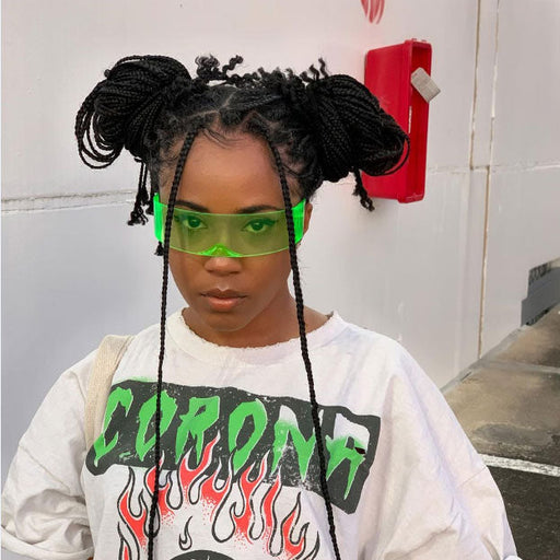 zeroUV Futuristic Retro Color Tinted Wrap Around Shield Sunglasses D175 Sunglasses