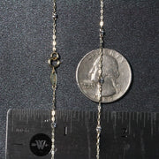 Bids.com Diamond Cut Bead Links Pendant Chain in 14k Two Tone Gold (3.5mm) Necklaces