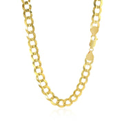 Bids.com 7.0mm 14k Yellow Gold Solid Curb Chain Necklaces