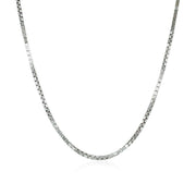 Bids.com 14k White Gold Classic Box Chain 1.1mm Necklaces