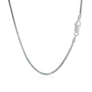 Bids.com 14k White Gold Classic Box Chain 1.1mm Necklaces