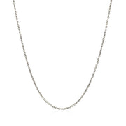 Bids.com 18k White Gold Cable Chain 1.1mm Necklaces