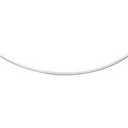 Bids.com 14k White Gold Classic Omega Style Chain (2 mm) Necklaces