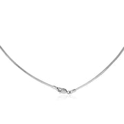 Bids.com 14k White Gold Classic Omega Style Chain (2 mm) Necklaces