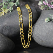 Bids.com 10K Yellow Gold Solid Figaro Chain (5.30 mm) Necklaces