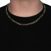 Bids.com 10K Yellow Gold Solid Figaro Chain (5.30 mm) Necklaces