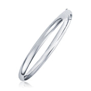 Bids.com Classic Bangle in 14k White Gold (6.0mm) Bracelets