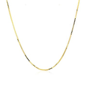 Bids.com 14k Yellow Gold Classic Box Chain 1.0mm Necklaces