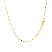 Bids.com 14k Yellow Gold Classic Box Chain 1.0mm Necklaces