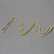 Bids.com 14k Yellow Gold Classic Box Chain 1.0mm Necklaces