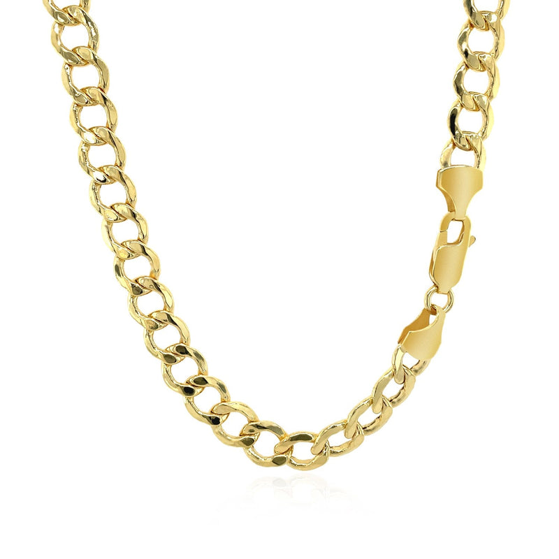 Bids.com 6.2mm 14k Yellow Gold Curb Chain Necklaces
