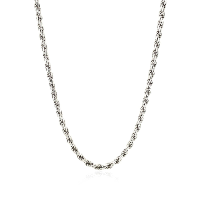 Bids.com Sterling Silver 2.9mm Diamond Cut Rope Style Chain Necklaces