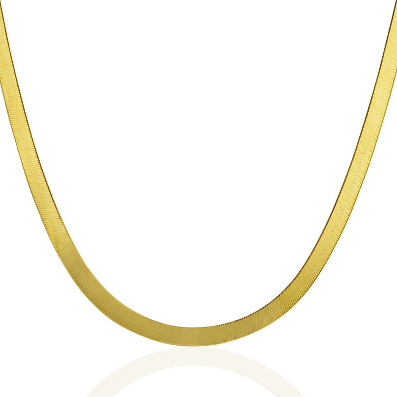 Bids.com 5.0mm 14k Yellow Gold Super Flex Herringbone Chain Necklaces White Smoke 16 / Yellow Gold,18 / Yellow Gold,20 / Yellow Gold,24 / Yellow Gold,One / Yellow Gold