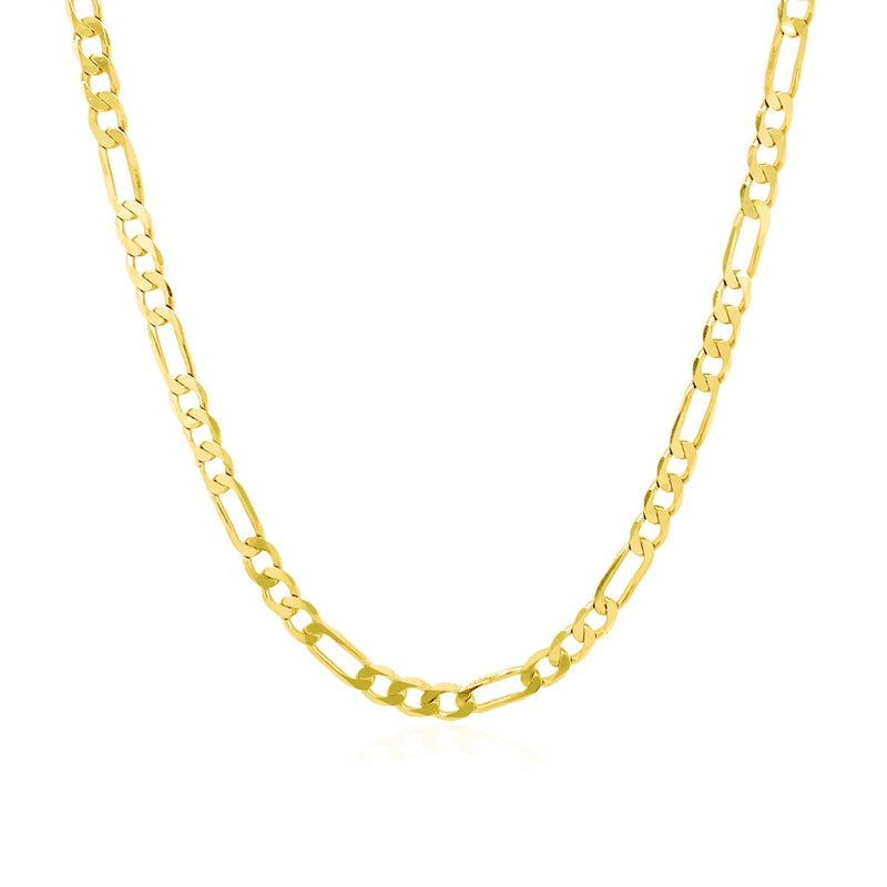 Bids.com 3.1mm 14k Yellow Gold Solid Figaro Chain Necklaces