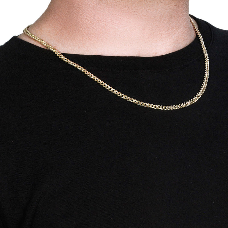 Bids.com 10k Yellow Gold Semi Solid Miami Cuban Chain (4.50 mm) Necklaces