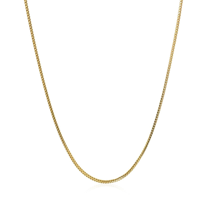 Bids.com 14k Yellow Gold Franco Chain 0.9mm Necklaces