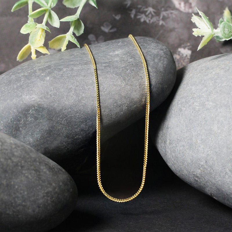 Bids.com 14k Yellow Gold Franco Chain 0.9mm Necklaces